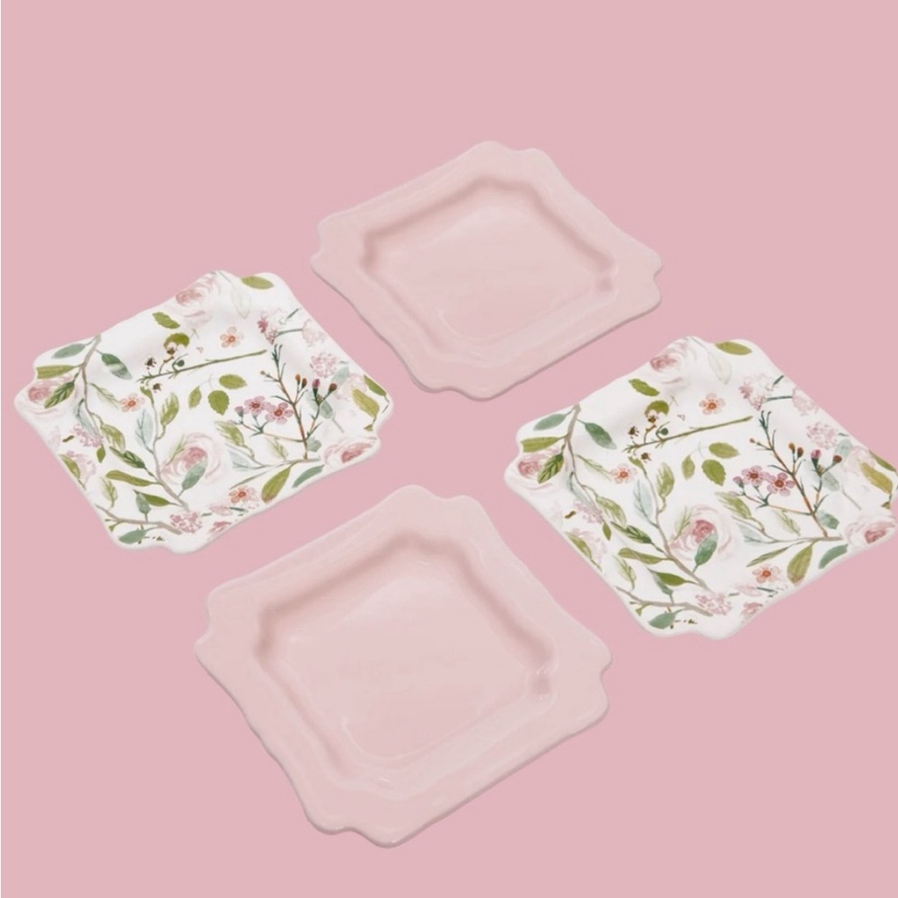 6” Sweet Laurel Stoneware Plates
